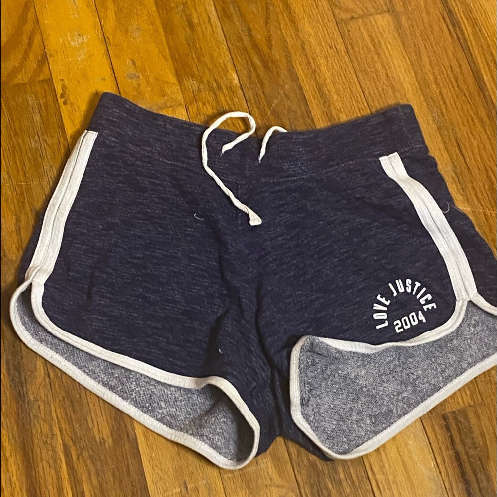 Kids large justice blue Athletic shorts